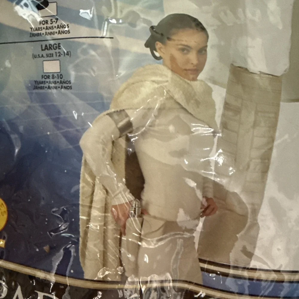 Star Wars Padme Amidala Youth Girls Costume Size Medium 8-10 Complete Excellent